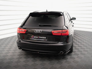 Central Rear Splitter Audi A6 Avant C7 - Wayside Performance 