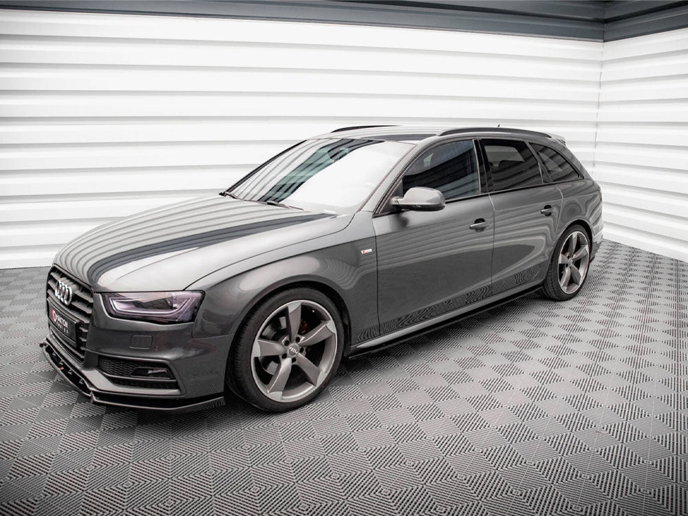Side Skirts Diffusers V.2 Audi A4 / A4 S-Line / S4 B8 - Wayside Performance 