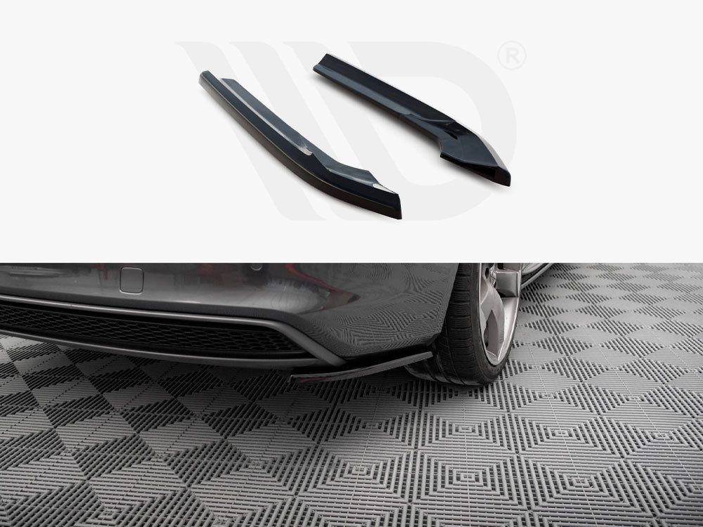 Rear Side Splitters V.2 Audi A4 S-Line Avant B8 Facelift - Wayside Performance 