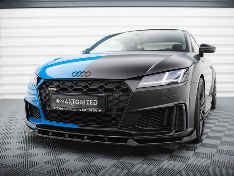 Front Splitter V.1 Audi TT S 8S Facelift - Wayside Performance 