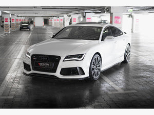 Front Splitter V.4 Audi RS7 C7 Facelift - Wayside Performance 