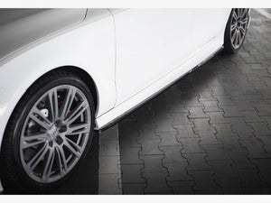 Side Skirts Diffusers V.2 Audi RS7 C7 Facelift - Wayside Performance 
