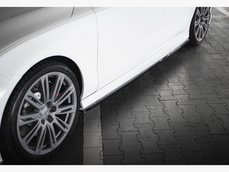 Side Skirts Diffusers V.2 Audi RS7 C7 Facelift - Wayside Performance 