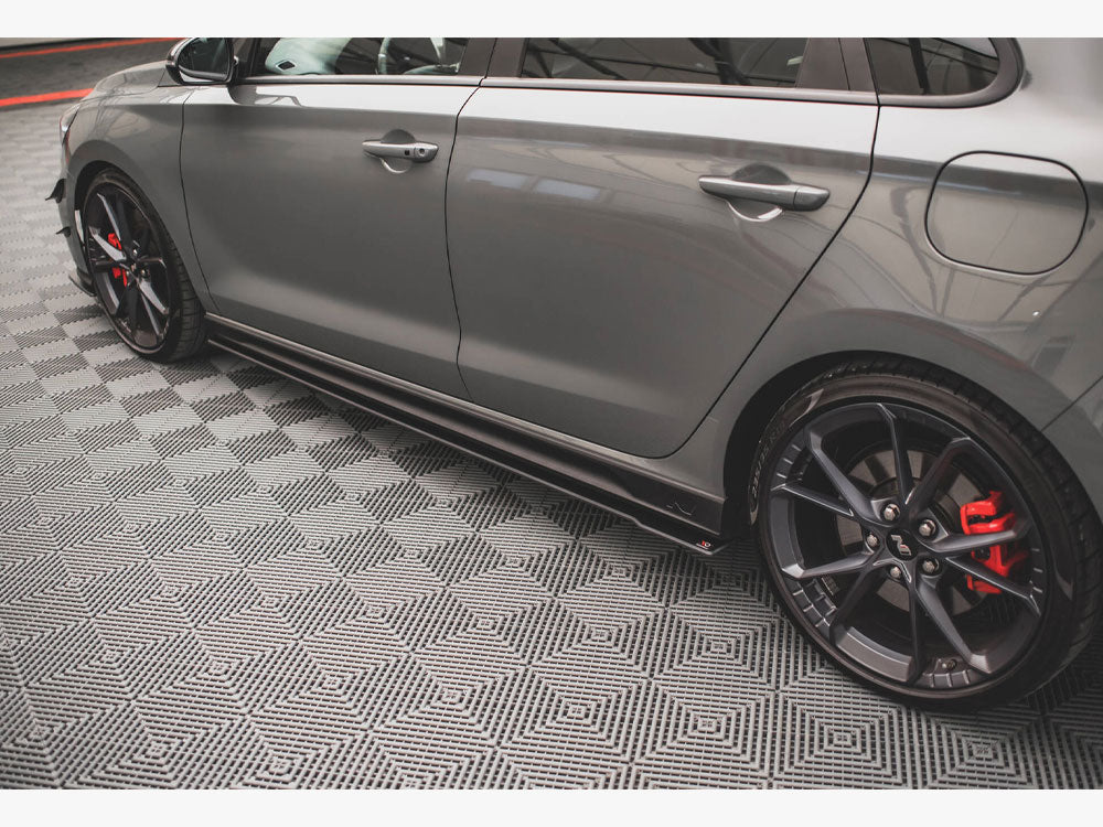 Street PRO Side Skirts Diffusers V.2 Hyundai I30 N Mk3 / Mk3 FL - Wayside Performance 