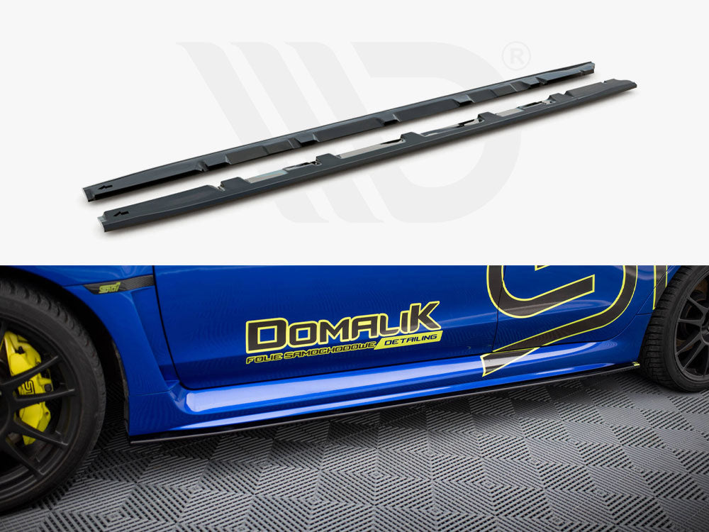 Side Skirts Diffusers V.2 Subaru WRX STI Mk1 - Wayside Performance 