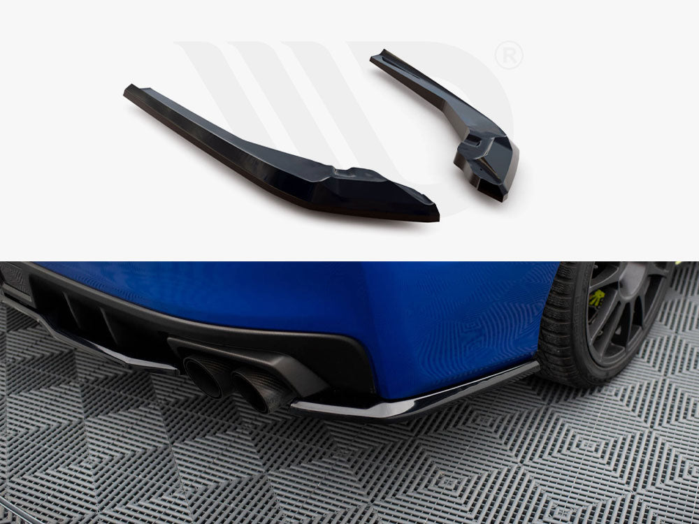 Rear Side Splitters V.2 Subaru WRX STI Mk1 - Wayside Performance 