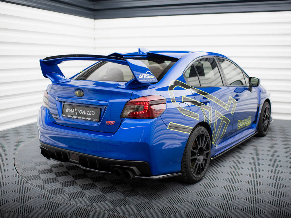 Rear Side Splitters V.2 Subaru WRX STI Mk1 - Wayside Performance 