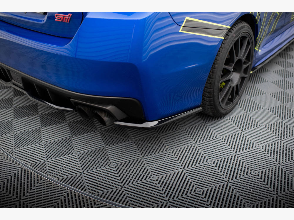 Rear Side Splitters V.2 Subaru WRX STI Mk1 - Wayside Performance 