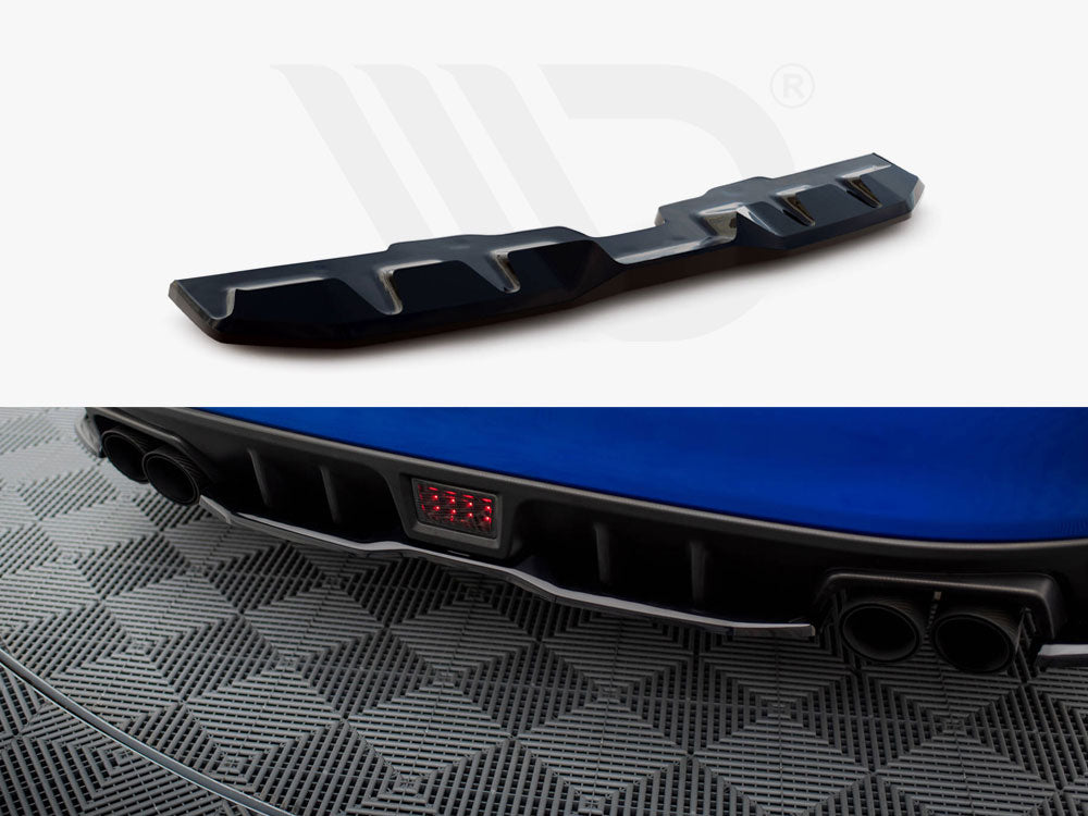 Central Rear Splitter V.2 Subaru WRX STI Mk1 - Wayside Performance 