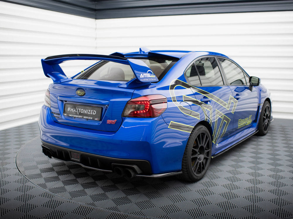 Central Rear Splitter V.2 Subaru WRX STI Mk1 - Wayside Performance 