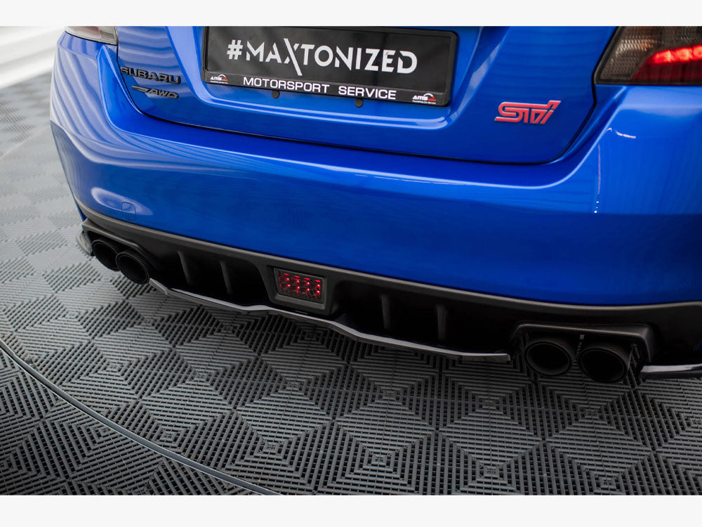 Central Rear Splitter V.2 Subaru WRX STI Mk1 - Wayside Performance 