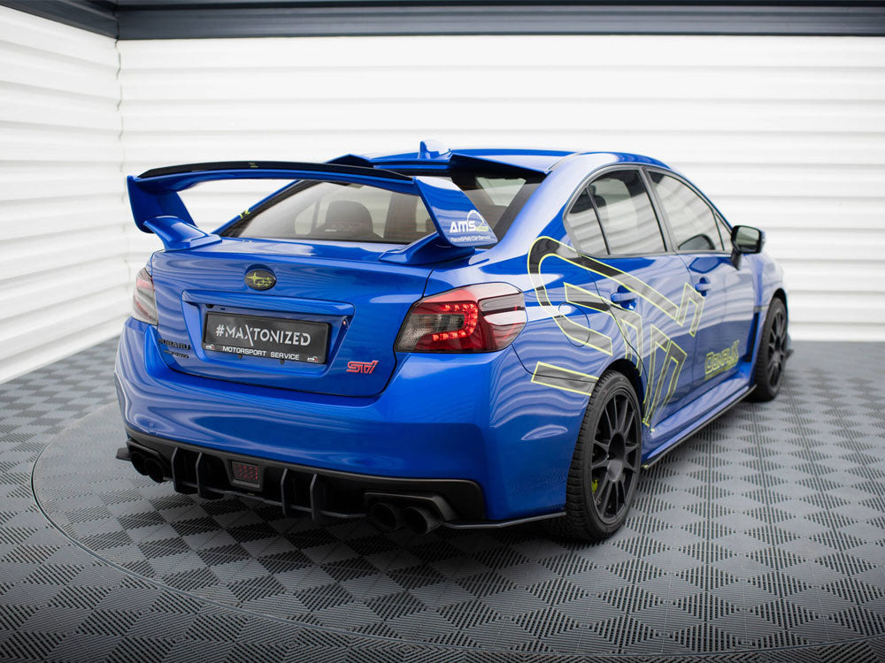 Street Pro Rear Side Splitters Subaru WRX STI Mk1 - Wayside Performance 