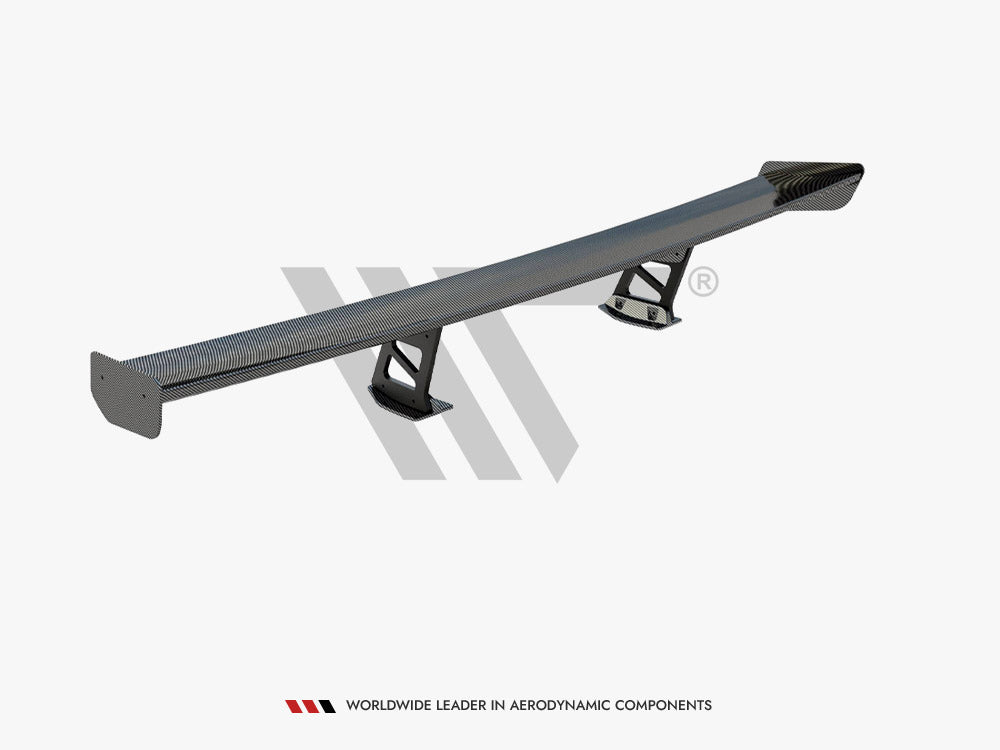 Carbon Spoiler With Internal Brackets Uprights BMW M3 G80 - Wayside Performance 