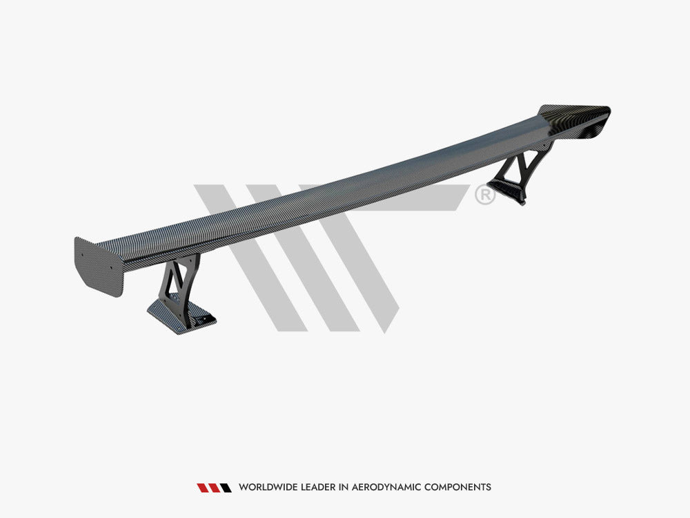 Carbon Spoiler With External Brackets Uprights BMW M3 G80 - Wayside Performance 