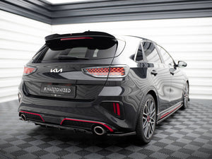 Central Rear Splitter (Vertical Bars) Kia Ceed GT Mk3 Facelift - Wayside Performance 