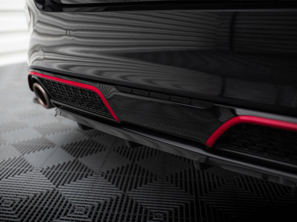 Central Rear Splitter (Vertical Bars) Kia Ceed GT Mk3 Facelift - Wayside Performance 