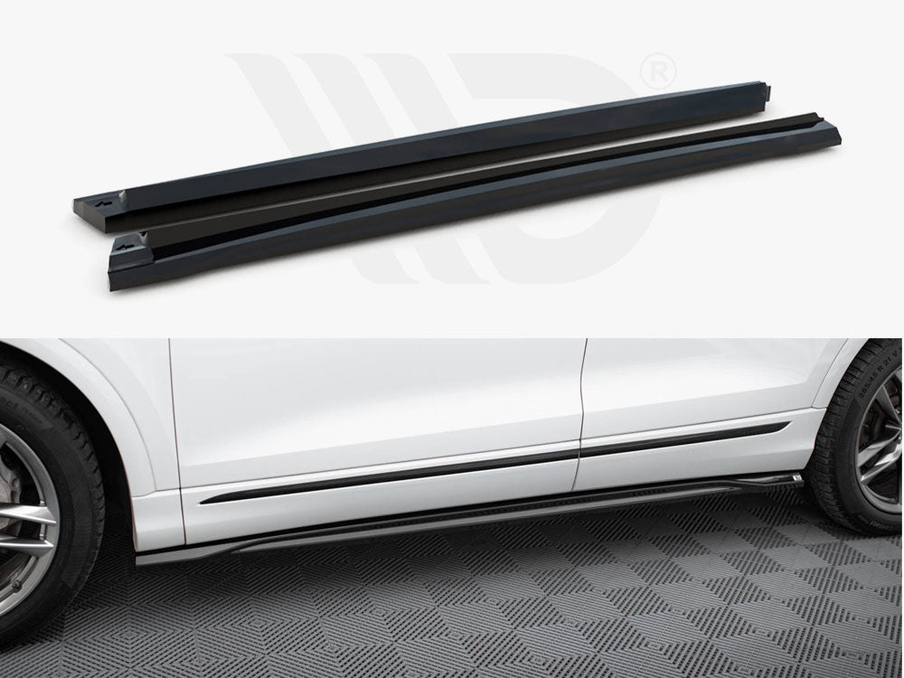 Side Skirts Diffusers V.2 Audi SQ8 / Q8 S-Line Mk1 - Wayside Performance 