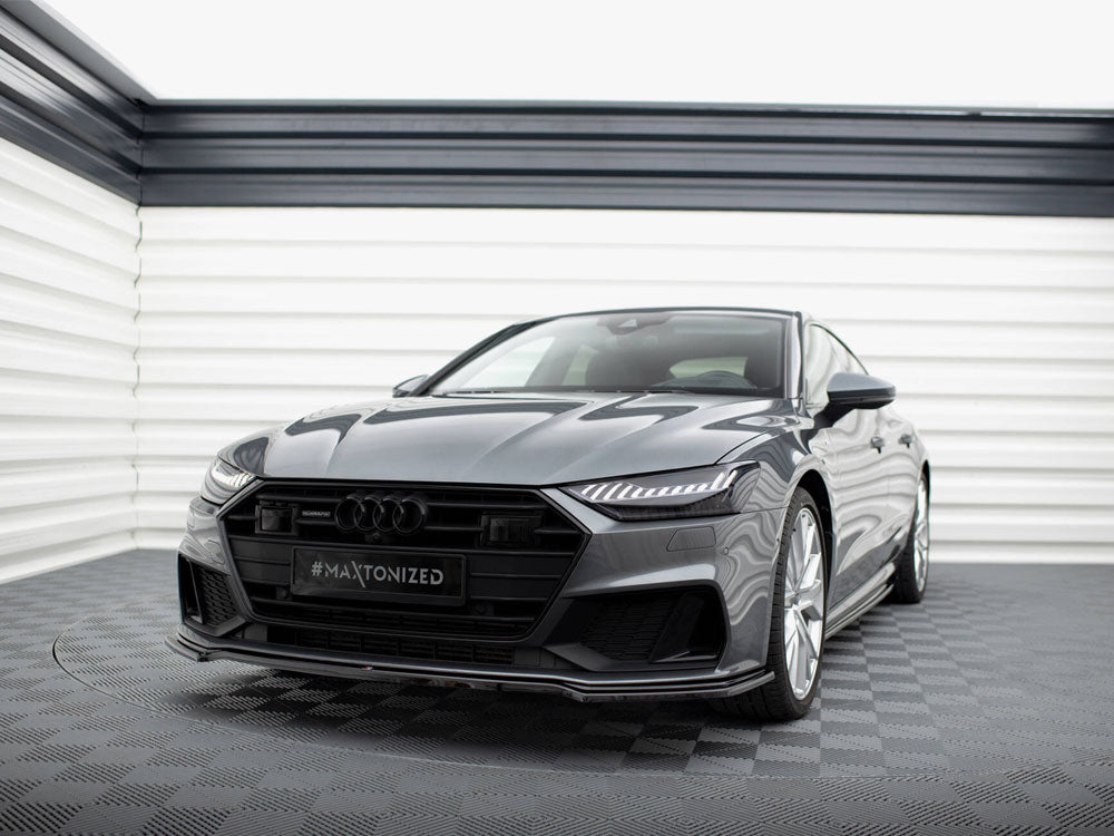 Front Splitter V.1 Audi A7 C8 S-line / S7 C8 (2017-) - Wayside Performance 