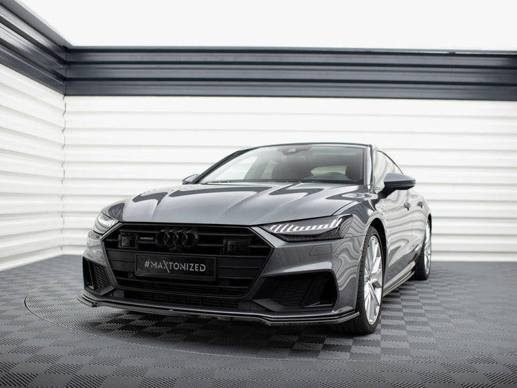 Front Splitter V.1 Audi A7 C8 S-line / S7 C8 (2017-) - Wayside Performance 
