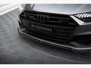 Front Splitter V.1 Audi A7 C8 S-line / S7 C8 (2017-) - Wayside Performance 