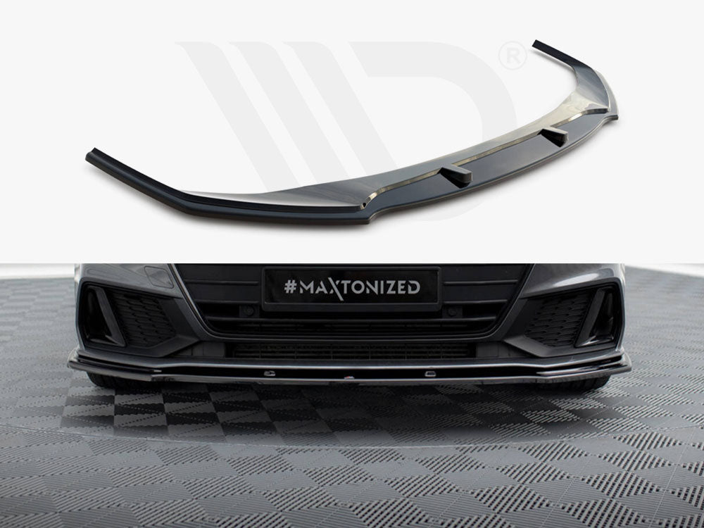 Front Splitter V.2 Audi A7 C8 S-line / S7 C8 (2017-) - Wayside Performance 