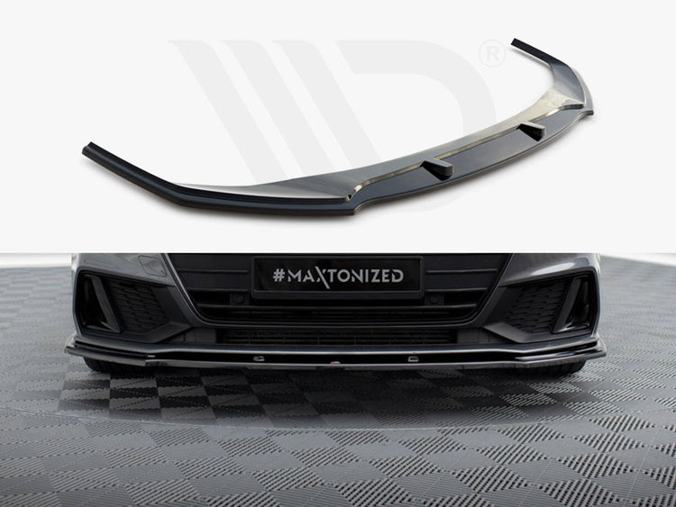 Front Splitter V.2 Audi A7 C8 S-line / S7 C8 (2017-) - Wayside Performance 