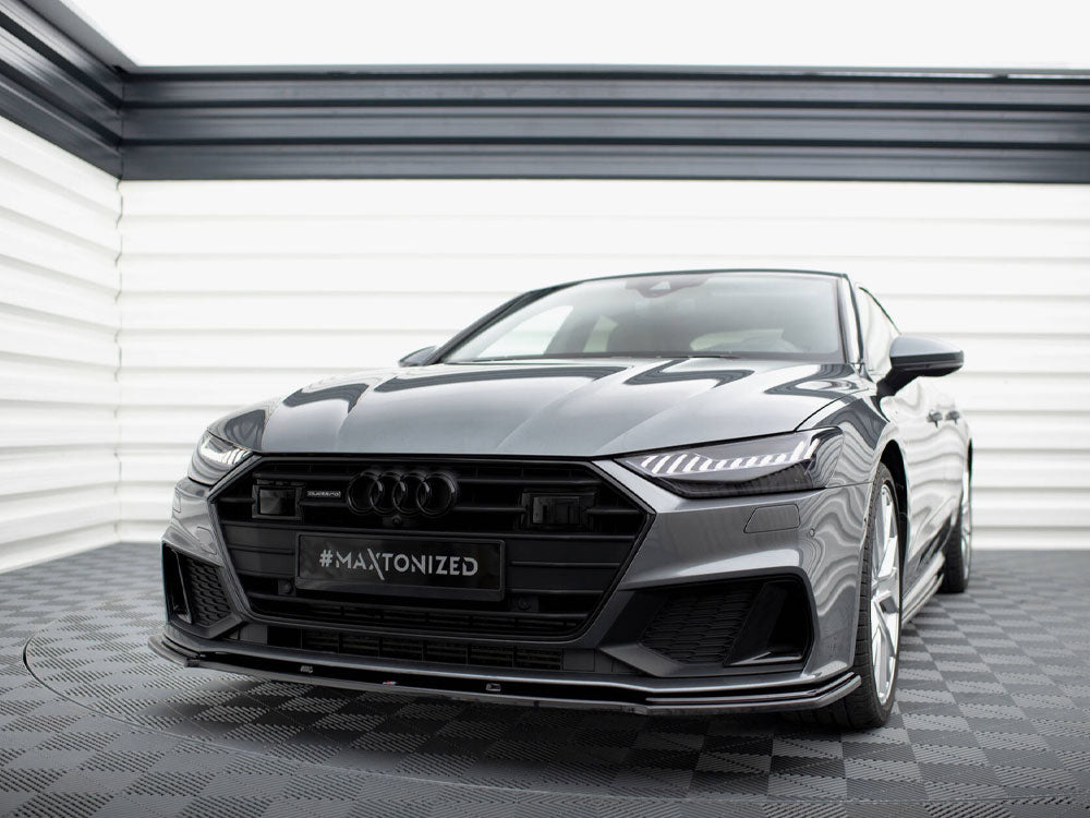 Front Splitter V.2 Audi A7 C8 S-line / S7 C8 (2017-) - Wayside Performance 