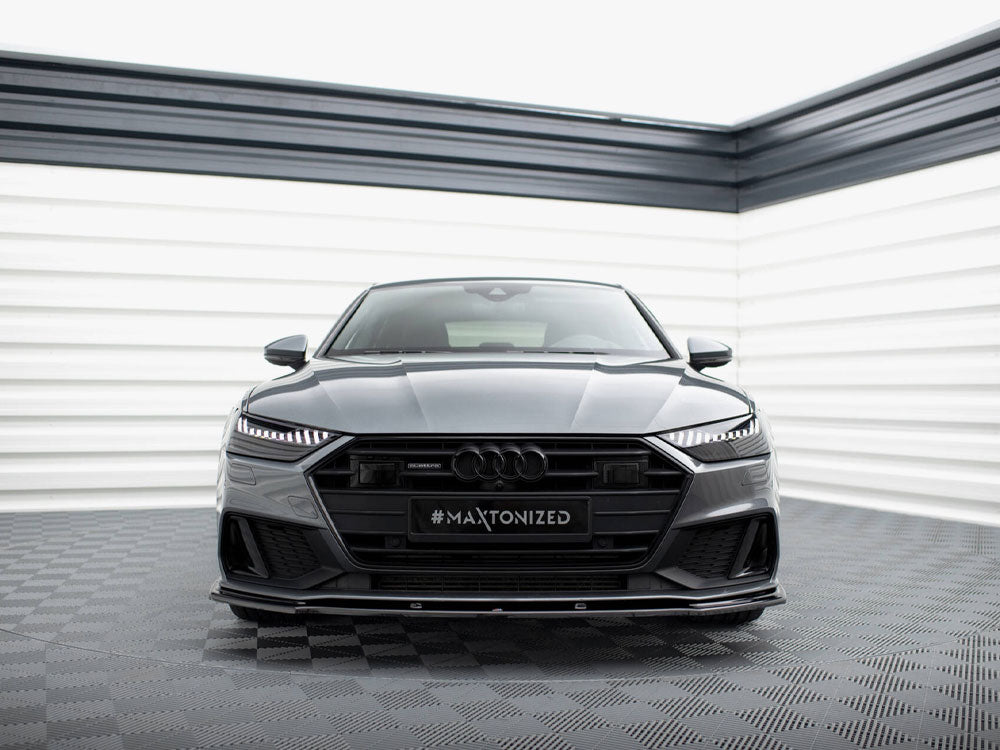 Front Splitter V.2 Audi A7 C8 S-line / S7 C8 (2017-) - Wayside Performance 