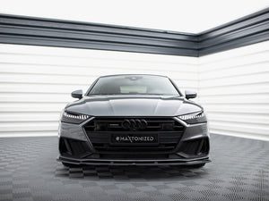 Front Splitter V.2 Audi A7 C8 S-line / S7 C8 (2017-) - Wayside Performance 