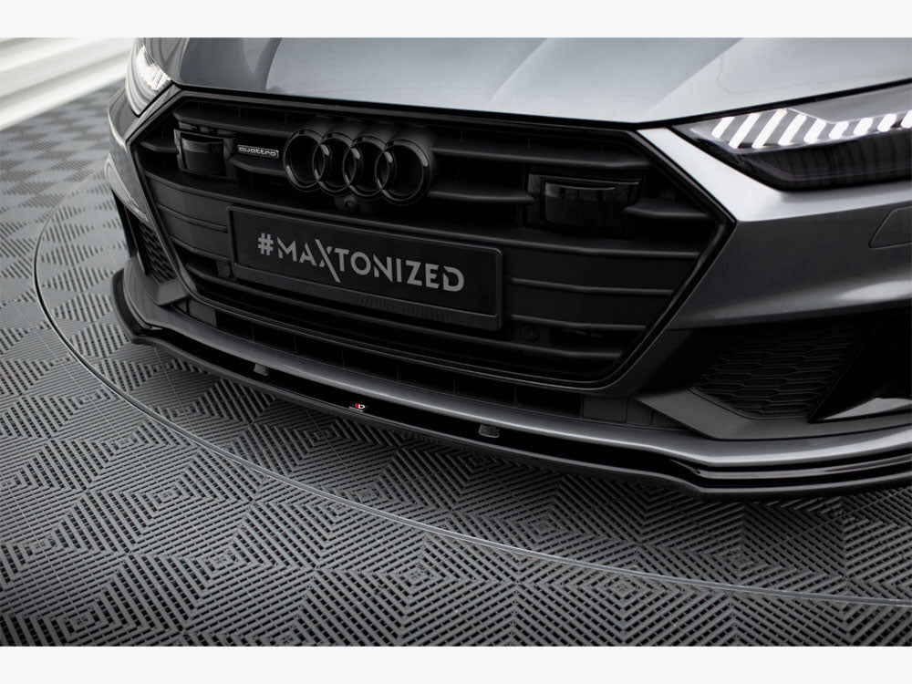 Front Splitter V.2 Audi A7 C8 S-line / S7 C8 (2017-) - Wayside Performance 