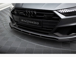 Front Splitter V.2 Audi A7 C8 S-line / S7 C8 (2017-) - Wayside Performance 