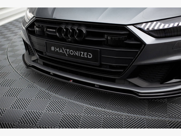 Front Splitter V.2 Audi A7 C8 S-line / S7 C8 (2017-) - Wayside Performance 