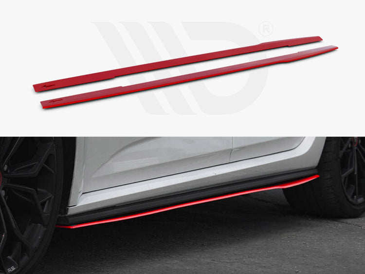 Side Skirts Diffusers V.2 Renault Megane RS Mk4 - Wayside Performance 