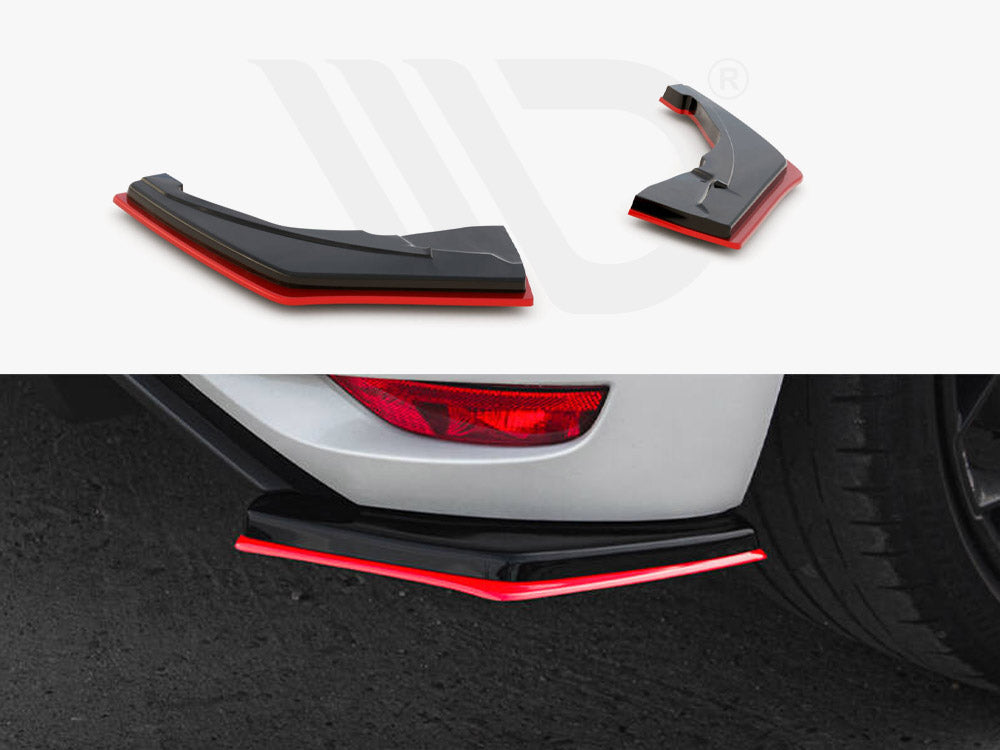 Rear Side Splitters V.2 Renault Megane RS Mk4 - Wayside Performance 