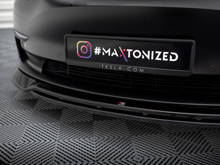 Front Splitter V.3 Tesla Model 3 - Wayside Performance 