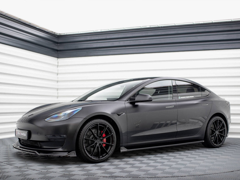 Side Skirts Diffusers V.2 Tesla Model 3 - Wayside Performance 