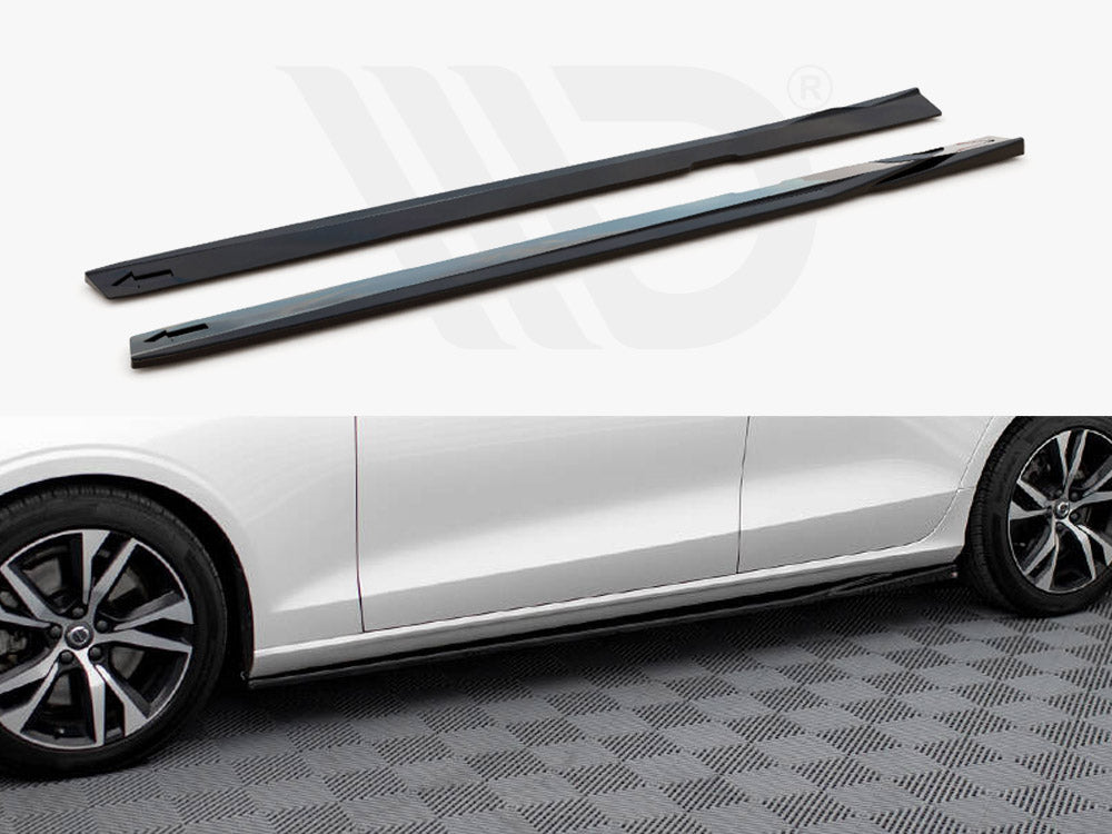 Side Skirts Diffusers V.1 Volvo S60 / V60 R-Design Mk3 - Wayside Performance 