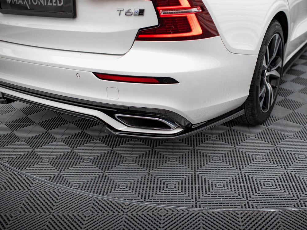 Rear Side Splitters Volvo S60 / V60 R-Design Mk3 - Wayside Performance 