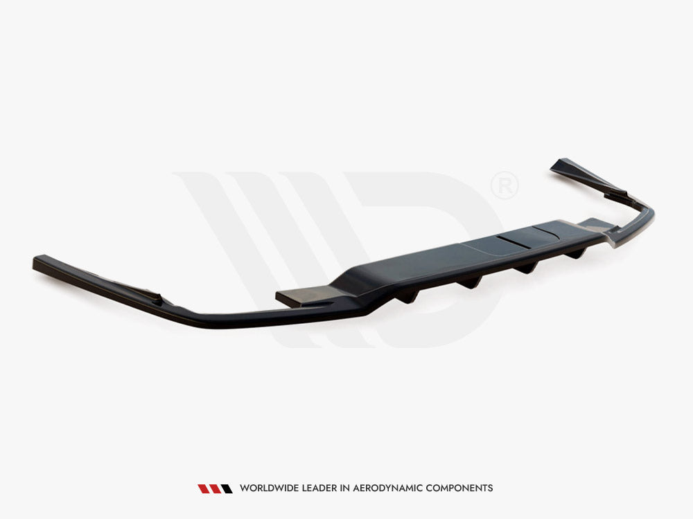 Central Rear Splitter (Vertical Bars) Volvo S60 / V60 R-Design Mk3 - Wayside Performance 