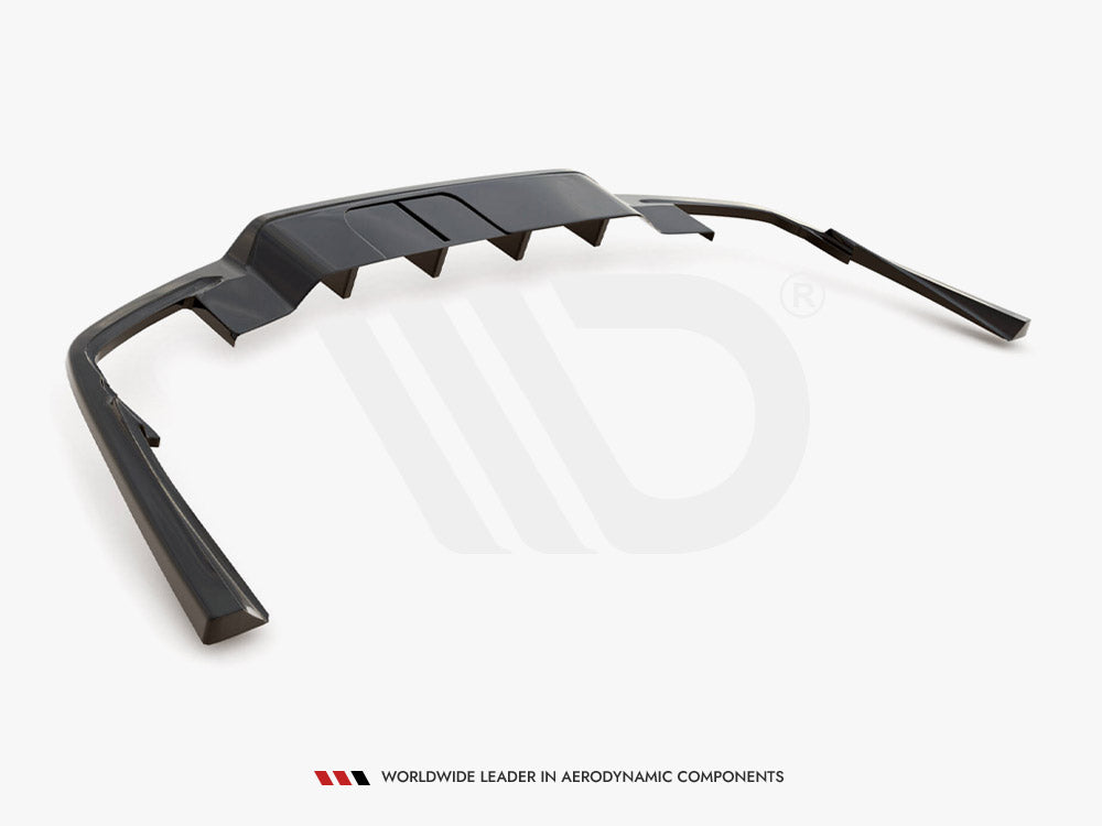 Central Rear Splitter (Vertical Bars) Volvo S60 / V60 R-Design Mk3 - Wayside Performance 