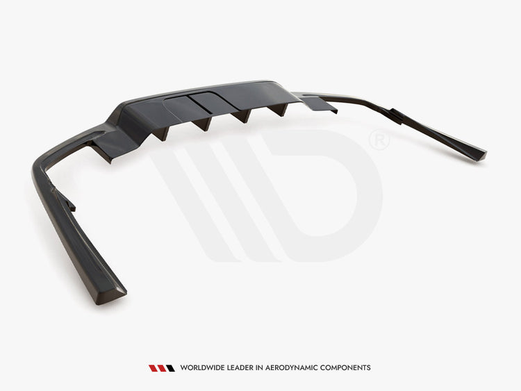 Central Rear Splitter (Vertical Bars) Volvo S60 / V60 R-Design Mk3 - Wayside Performance 