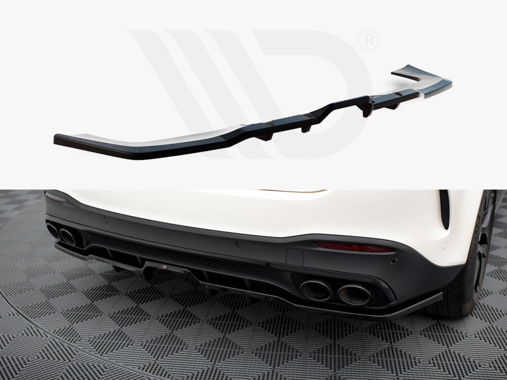 Central Rear Splitter (Vertical Bars) Mercedes-AMG GLE 53 W167 - Wayside Performance 