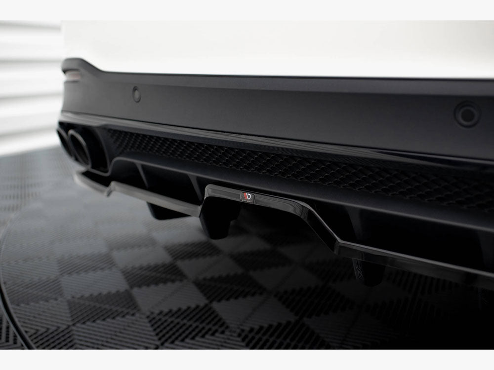 Central Rear Splitter (Vertical Bars) Mercedes-AMG GLE 53 W167 - Wayside Performance 