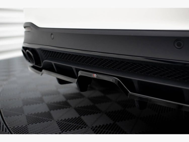 Central Rear Splitter (Vertical Bars) Mercedes-AMG GLE 53 W167 - Wayside Performance 