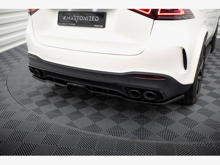 Central Rear Splitter (Vertical Bars) Mercedes-AMG GLE 53 W167 - Wayside Performance 