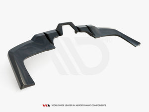 Central Rear Splitter (Vertical Bars) Mercedes-AMG GLE 53 W167 - Wayside Performance 