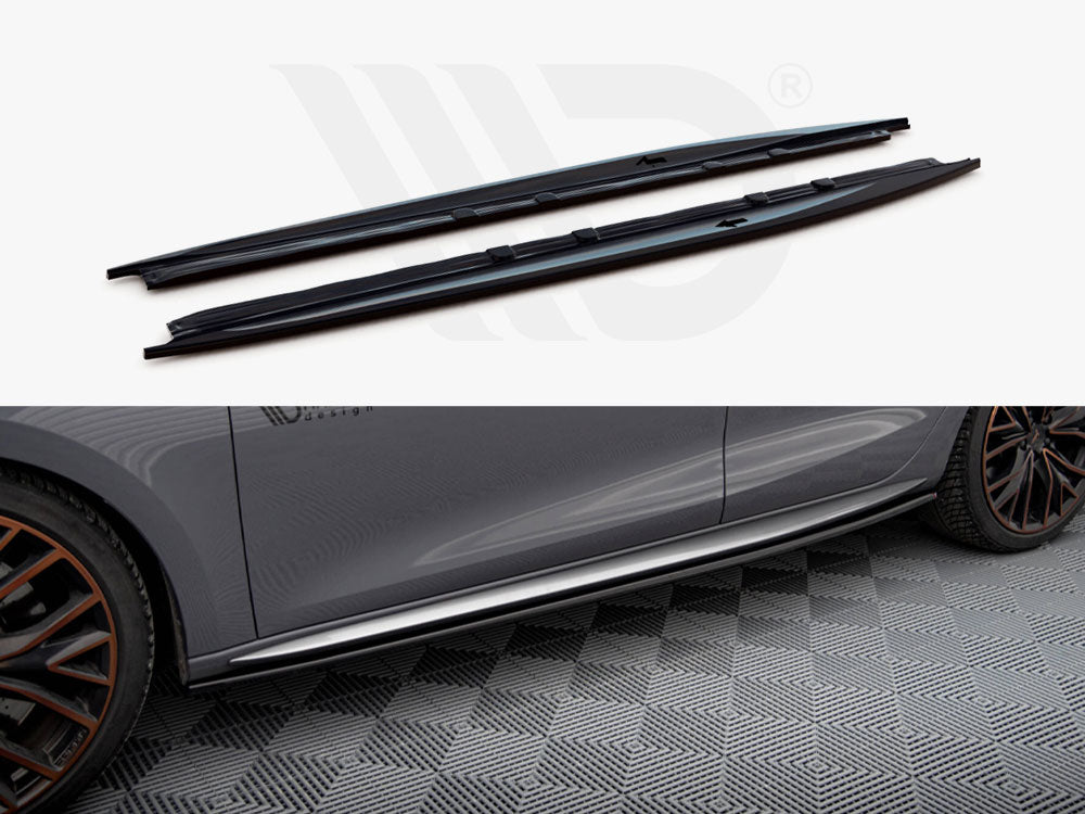 Side Skirts Diffusers Cupra Leon Aero Mk1 - Wayside Performance 