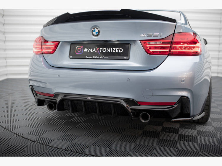 Rear Valance BMW 4 Coupe / Gran Coupe M-Pack F32 / F36 (Version with exhaust on both sides) - Wayside Performance 