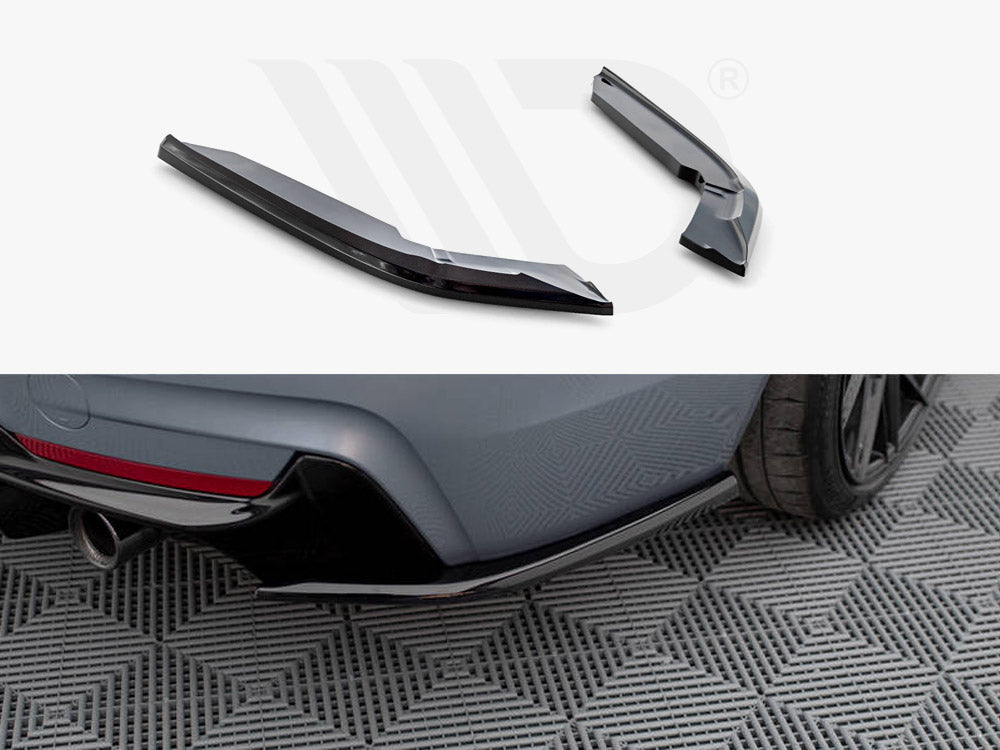 Rear Side Splitters V.4 BMW 4 Coupe M-Pack F32 - Wayside Performance 