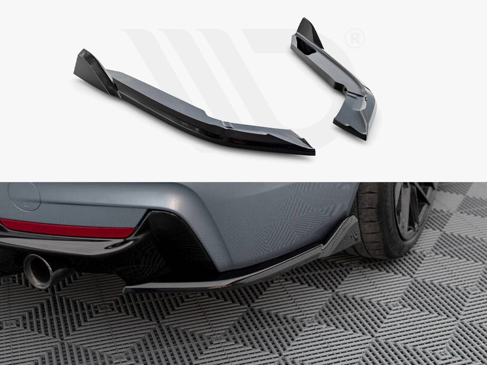 Rear Side Splitters V.5 BMW 4 Coupe M-Pack F32 - Wayside Performance 